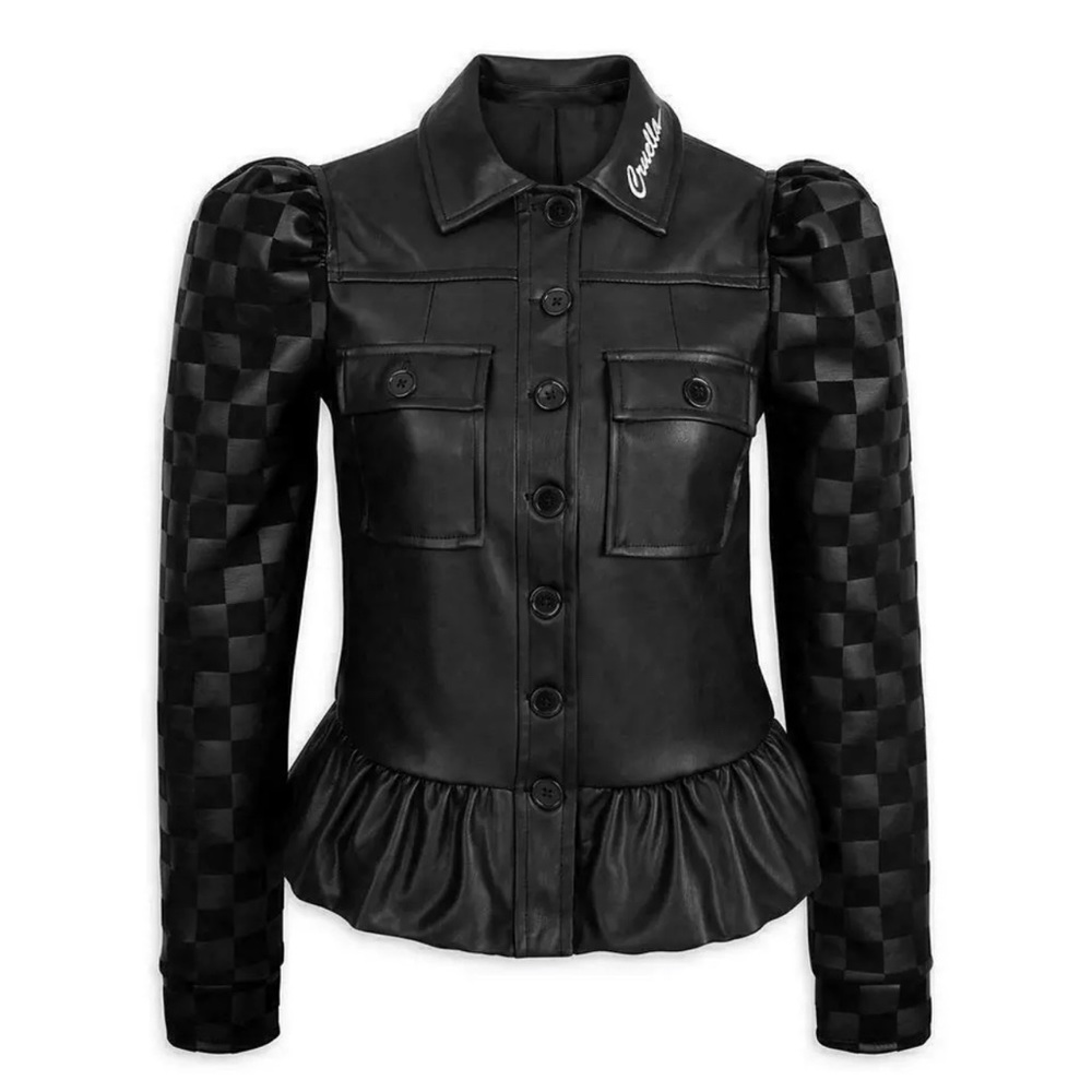 NWT Disney faux leather Cruella Jacket